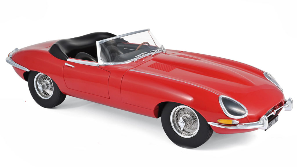 NOREV 1962 JAGUAR E-TYPE CABRIOLET 1:12 FRONT VIEW